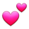Two Hearts emoji on Samsung